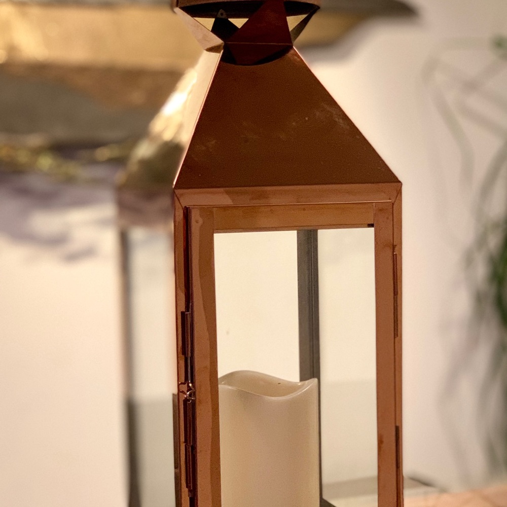 Copper lantern